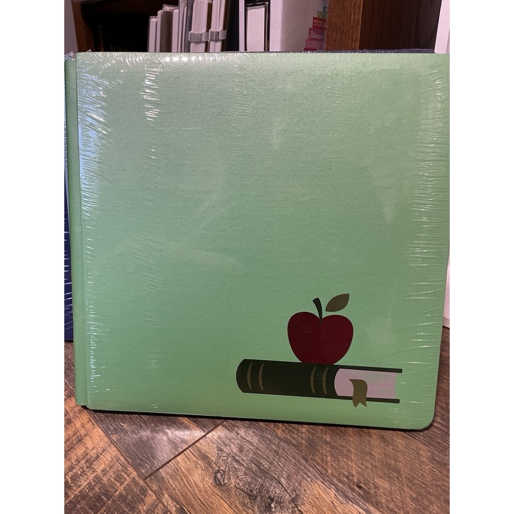 Creative Memories 12x12 Green School Dayz Foiled Album Cover Retired Rare Find